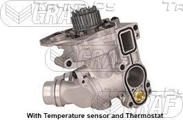 Помпа (водяной насос) Graf для Volkswagen Golf VI 2007-2013. Артикул PA1359