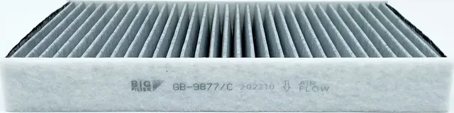 Фильтр салона угольный CITROEN C2  C3  C3 Picasso  C4 I II  DS4  PEUGEOT 1007  307  308 (BIG Filter). Артикул gb-9877/c