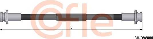 Тормозной шланг Cofle. Артикул 92.BH.DW008