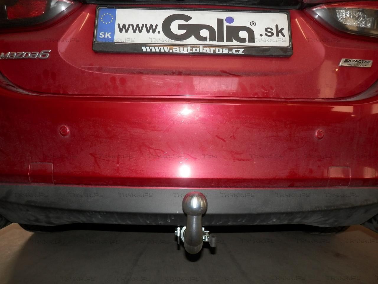 Фаркоп Galia оцинкованный для Mazda 6 III 2012-2026. Быстросъемный крюк. Артикул M140C