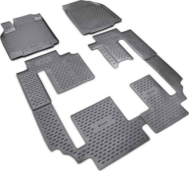 Коврики Element для салона (6 шт.) Mazda CX-9 I 2007-2016 3 ряда. Артикул NLC.33.16.210k