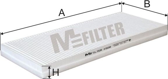 Салонный фильтр MFilter. Артикул K 928