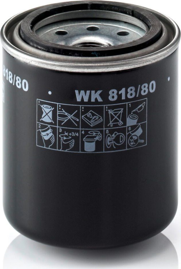 Топливный фильтр Mann-Filter. Артикул WK 818/80