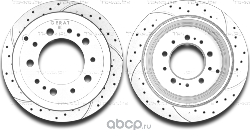 Тормозной диск Gerat DSK-R010P (задний) Platinum Gerat. Артикул DSKR010P