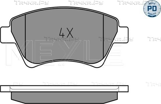 Тормозные колодки Meyle PD передние для Renault Kangoo I 2001-2009. Артикул 025 239 3018/PD