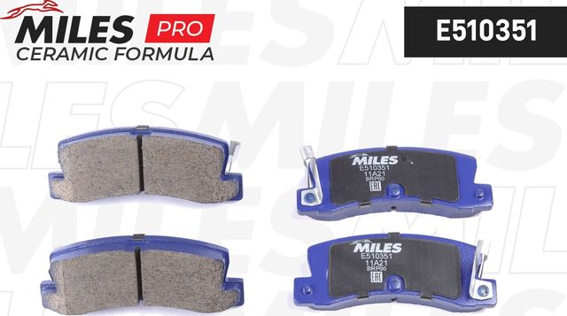 Тормозные колодки Miles (Керамика) задние для Lexus ES I 1989-1997. Артикул E510351