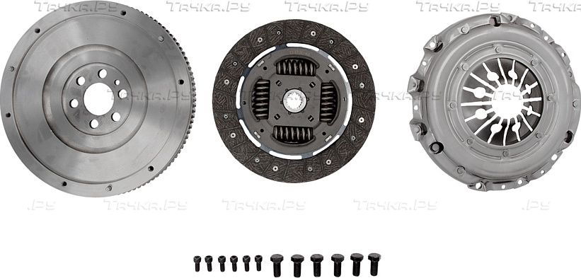 Сцепление (комплект) NTY для Fiat Grande Punto 2005-2012. Артикул NZS-PL-002
