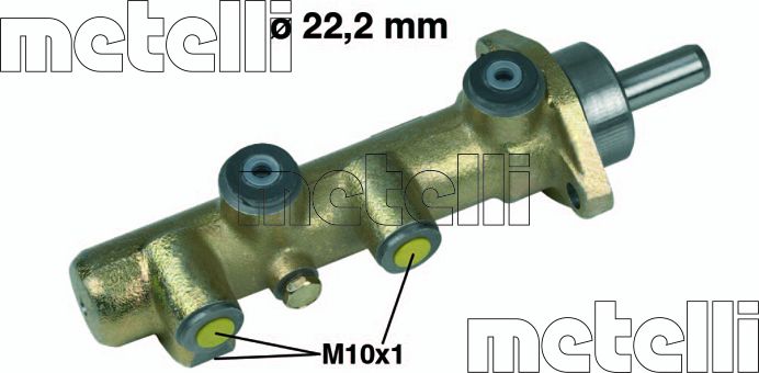 Тормозной цилиндр главный Metelli (Чугун). Артикул 05-0130
