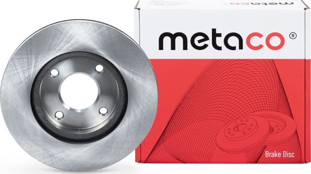Диск тормозной NISSAN TIIDA 07- передний вент.D=280мм. (Metaco). Артикул 3050031