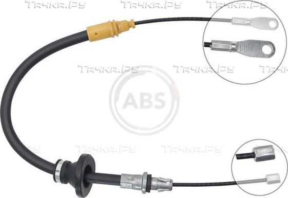 Трос ручника (тросик ручного тормоза) ABS. Артикул K17243
