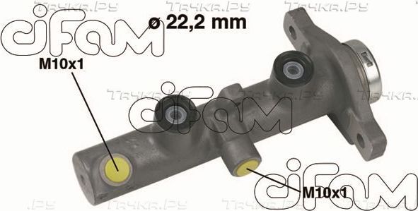 Тормозной цилиндр главный Cifam (алюминий). Артикул 202-430