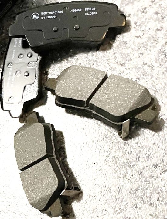 Тормозные колодки MK Kashiyama задние для Hyundai Elantra V (MD) 2010-2016. Артикул D11355MH