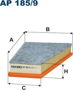 Воздушный фильтр Filtron. Артикул AP 185/9