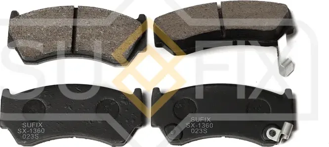 Колодки тормозные дисковые | перед прав/лев | (Sufix). Артикул SX-1360