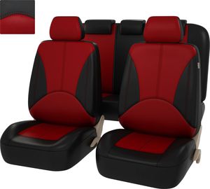 Чехлы универсальные PSV Imperial Next на сидения, цвет Черный/Красный. Артикул 131256