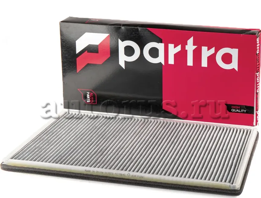 Фильтр салона угольный (Partra). Артикул FC7064C