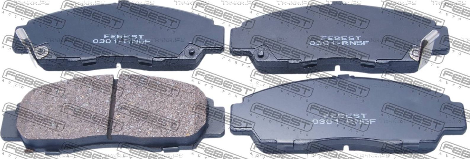 Тормозные колодки Febest передние для Acura RL I 1999-2004. Артикул 0301-RN5F