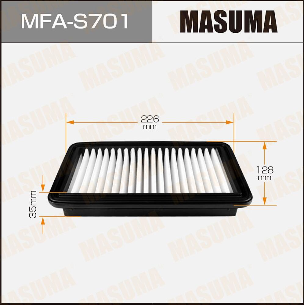 Воздушный фильтр Masuma. Артикул MFA-S701