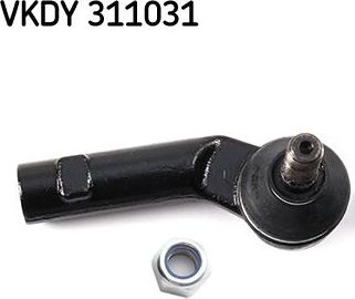 Наконечник рулевой тяги SKF. Артикул VKDY 311031