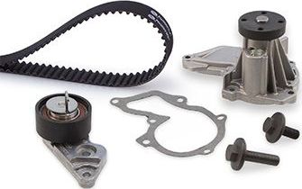 Помпа (водяной насос) с комплектом ремня ГРМ Gates PowerGrip® для Mazda 2 I (DY) 2003-2005. Артикул KP25433XS-1