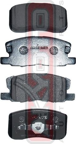 Тормозные колодки Akyoto Packing AKYOTO передние для Mitsubishi Colt VI (Z20/Z30) 2004-2012. Артикул AKD-3500
