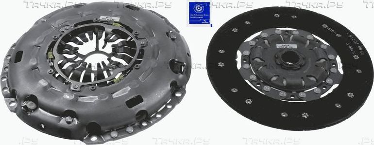 Сцепление (комплект) SACHS XTend для Volvo V70 III 2009-2014. Артикул 3000 951 821