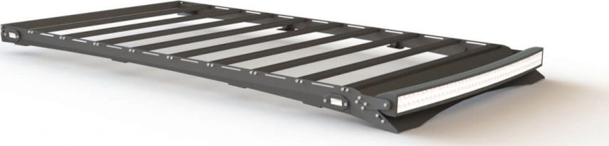 Экспедиционный багажник STC для Toyota Land Cruiser 200 2007-2021 с балкой дальнего света. Артикул STC-TLC200-TR-L1