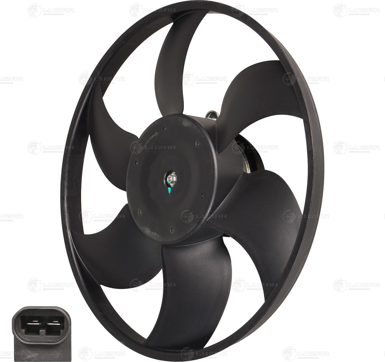 Вентилятор радиатора двигателя Luzar для Renault Trafic II 2001-2014. Артикул LFc 0907