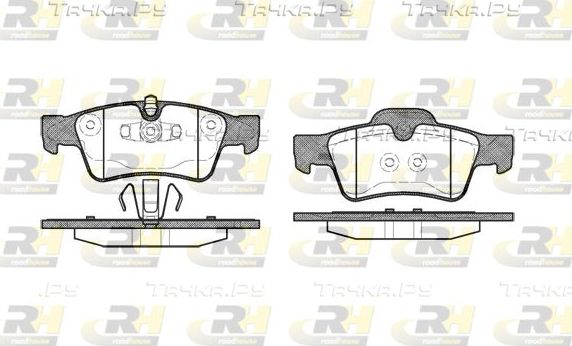 Тормозные колодки RoadHouse задние для Mercedes-Benz V-Класс I (W638) 1996-2003. Артикул 2991.10