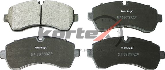 Колодки тормозные MB SPRINTER/VW 06- перед. (Kortex). Артикул KT1696STD