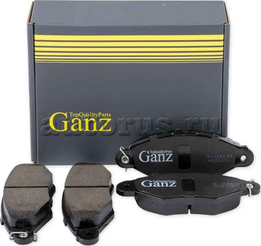 Колодки торм.пер. (Ganz). Артикул GIJ09032
