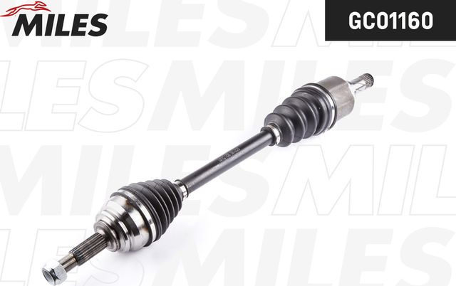 Полуось (привод в сборе, приводной вал) Miles. Артикул GC01160