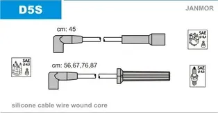 Провода высоковольтные (Janmor) Janmor. Артикул D5S