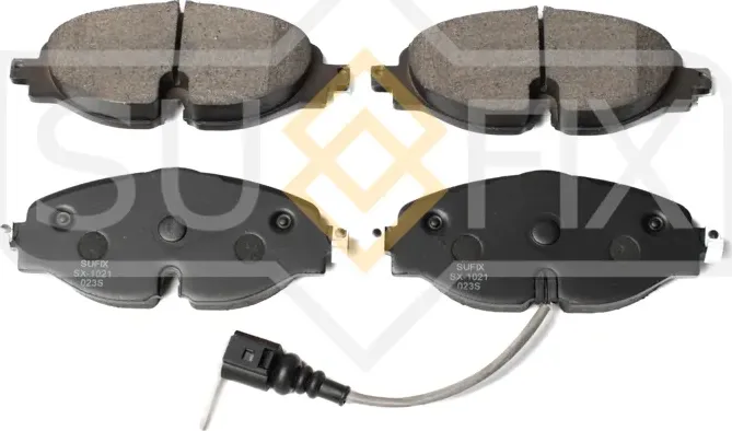 Колодки дисковые тормозные передние правые/левые AUDI A3 (8V1, 8VK) 2012-2016 (Sufix). Артикул SX1021