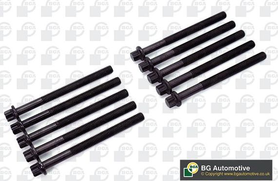 Комплект болтов ГБЦ BGA для Citroen C2 2003-2010. Артикул BK2339