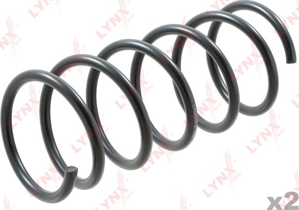 Пружина подвески LYNXauto передняя для Hyundai Getz I 2002-2009. Артикул SC-1492