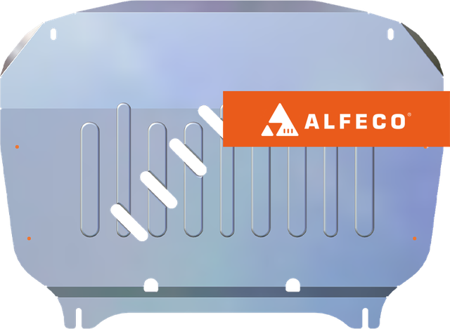 Защита алюминиевая Alfeco (4мм) для картера и КПП Changan UNI-K 2020-2026. Артикул ALF.57.02AL4