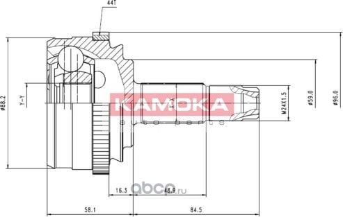 Шрус наружный (граната) Kamoka. Артикул 6636