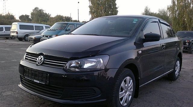 Дефлектор SIM для капота Volkswagen Polo V хэтчбек 2009-2015. Артикул SVOPOL0912