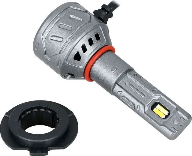 Лампа светодиод. H7 TRI-COLOR, 28Вт, 5000Лм (2500Лм x 2), 3000 4300 6500K, 12 24 (Airline). Артикул AEAR235