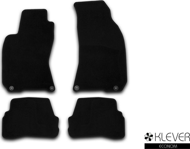 Коврики Klever Econom для салона Volkswagen Passat B5 АКПП седан 1996-2005. Артикул KLEVER01510901200k