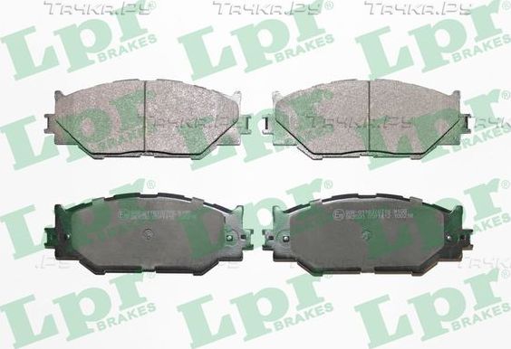Тормозные колодки LPR. Артикул 05P1412
