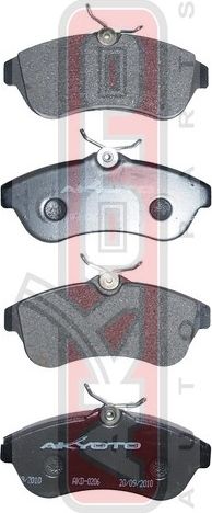 Тормозные колодки Akyoto Packing AKYOTO. Артикул AKD-0206