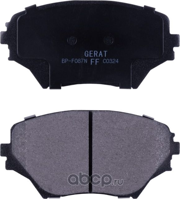 Тормозные колодки Gerat BP-F087N (передние) Normal Gerat. Артикул BPF087N