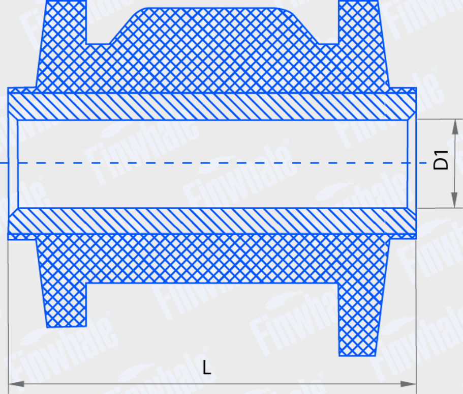 Сайлентблок заднего рычага подвески Finwhale. Артикул SB802