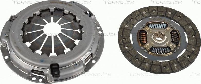 Сцепление (комплект) SACHS для Toyota Corolla E170, E180 2013-2014. Артикул 3000 951 456