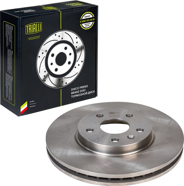 Тормозной диск Trialli передний для Saab 9-5 II 2010-2012. Артикул DF 210214
