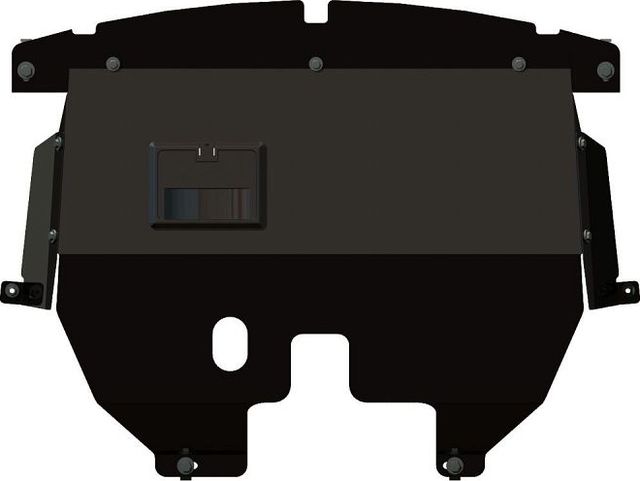 Защита Шериф (2 мм) для картера и КПП FIAT Doblo 2001-2015. Артикул 0666