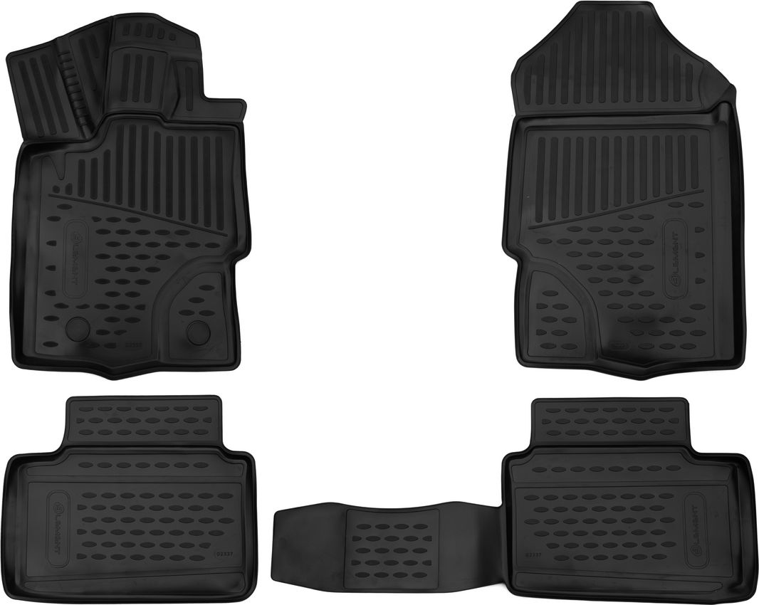 Коврики 3D Element для салона Ford Ranger IV Rap Cab пикап 2019-2026. Артикул ELEMENT3D02337210k