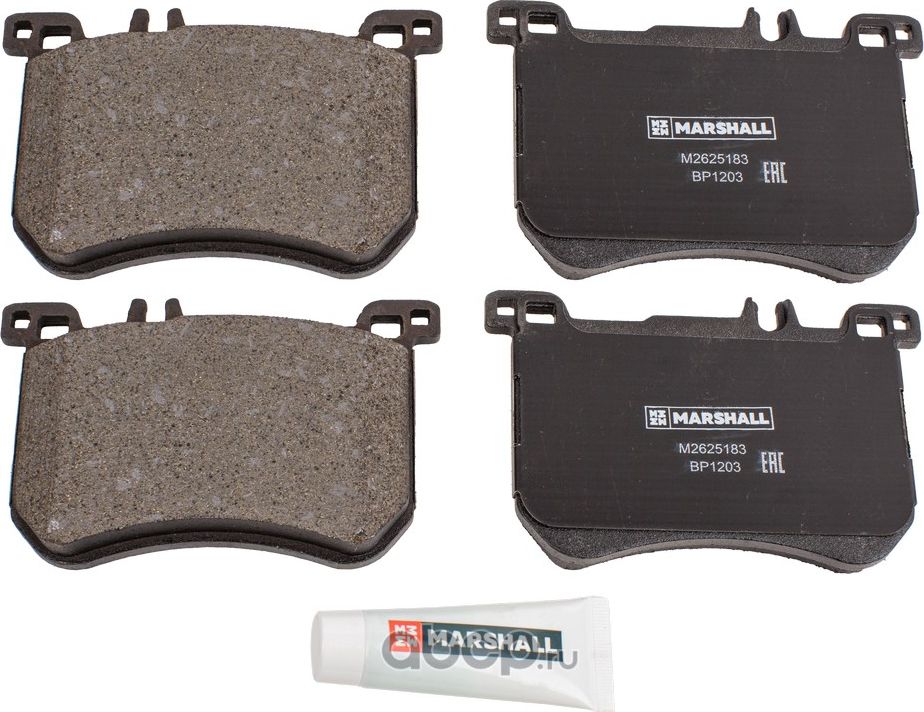 Торм. колодки дисковые передн. MB S-class (W222) 13- (M2625183) (Marshall). Артикул M2625183